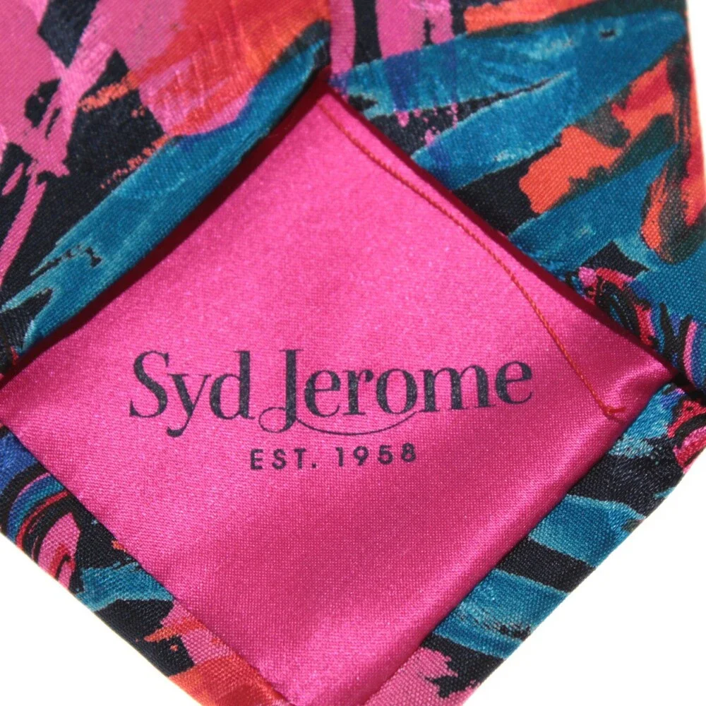 Italo Ferretti For Syd Jerome NWOT Neck Tie Multicolor 100% Silk Made in Italy